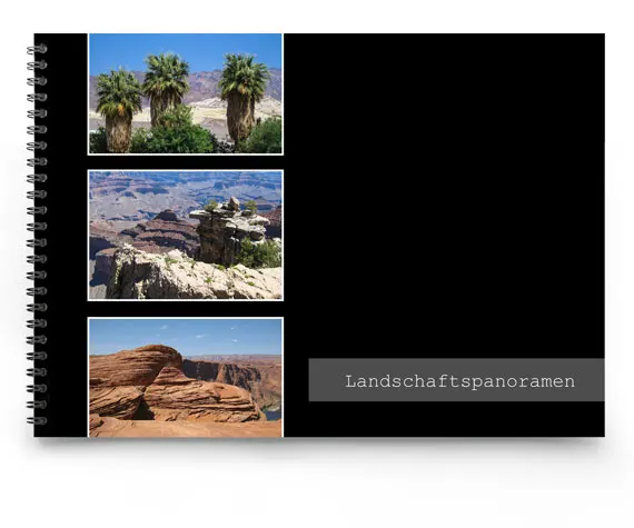 Mit dem Fotoalbum lassen sich Ihre Werke ideal präsentieren. Album als Präsentationsmappe für Fotografie